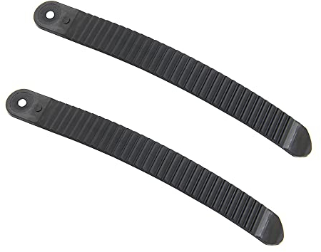 1 Paar Snowboard-Fußgelenkgurte Ersatz-Bindung für Leiter, 22,6 cm Länge, Schwarz