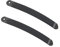 1 Paar Snowboard-Fußgelenkgurte Ersatz-Bindung für Leiter, 22,6 cm Länge, Schwarz
