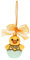 THUN Pasqua 2023, Addobbo Pasquale Pulcino con Uovo in Ceramica Decorata a Mano, Linea Pasqua Favolosa, 4.4x3.5x5 cm h