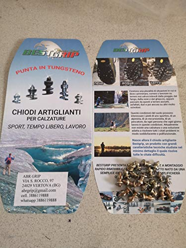 CHIODI PER SCARPE, SCARPONI, STIVALI, N. 20 CHIODI SENZA CHIAVE DI MONTAGGIO!!