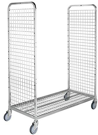Kommissionierwagen Modul 3000, Traglast 300 kg, 1.300 x 625 x 1.710 mm - verzinkt