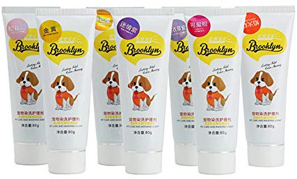 TOYHEART Professionelle Hundehaarfarbe, 80 g, für Hunde und Katzen, Kirschrosa