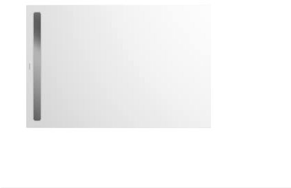 Kaldewei Duschwanne Nexsys Modell 2618 120 x 90 x 2,2 cm, schwarz matt