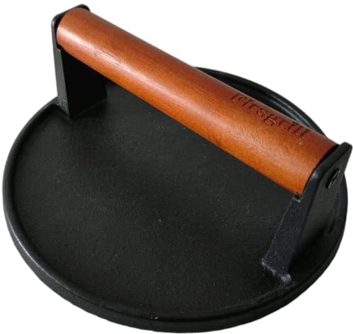 Firsgrill Gusseisen-Grillpresse (rund)
