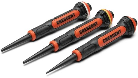Crescent 3 Piece Set, 5 Gripped Punch - CNPS12332G
