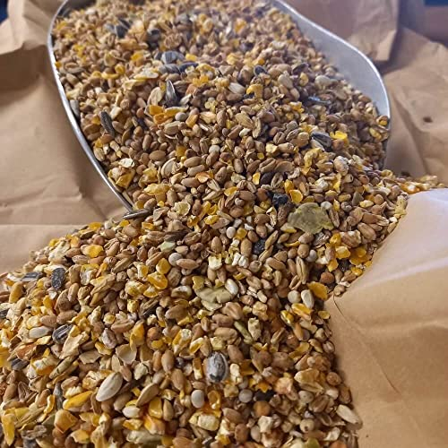 Landkorn mit Erbsenflocken 4 kg | GVO-frei | ohne Gentechnik | Ergänzungsfutter für Hühner und Geflügel | vielfältiges Körnerfutter