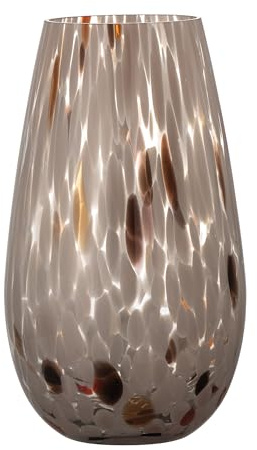 Bloomingville Artem Vase aus Glas hergestellt, in der Farbe: Braun, Maße: 14,5 x 25 cm, 82057000