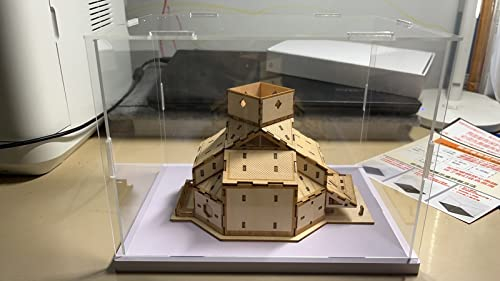 Acryl Vitrine Schaukasten Schuh Handtasche Geld Box 10 20 30 40 50 60 70 Zentimeter, Mit Deckel Klare Kunststoff Quadratische Aufbewahrungsbehälter Für Kühlschrank Lagerung / Party / Schrank, Stapelba