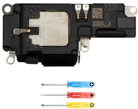 MMOBIEL Lautsprecher Kompatibel mit iPhone 14 Pro - Telefon Lautsprecher Ersatz - Ringer, Summer Reparatur - Inkl. Flexkabel und Schraubendreher