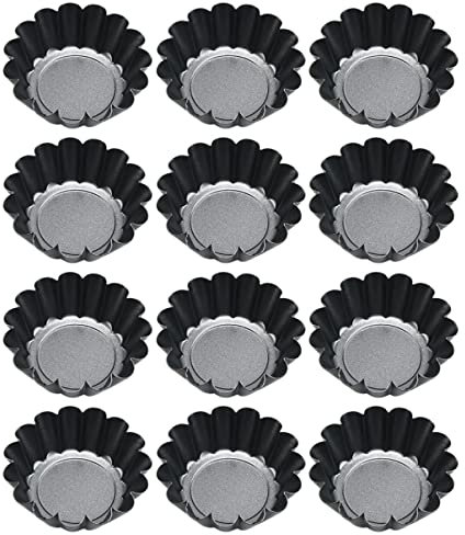 Ciieeo 12 Moldes Para Hornear Moldes Tartas Herramientas Para Hornear Tartaletas Ideal Para Cupcakes