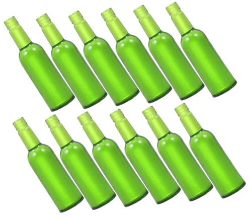 Abaodam 18pcs Miniature Beer Bottles Models for Dollhouses for Home Decoration and Pretend Play Realistic Design for Collectors