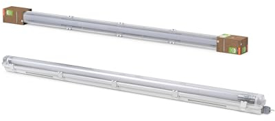 Ledvance Hocheffiziente LED Feuchtraumleuchte mit 1xLED Röhre, Besteht aus mind. 50% recyceltem Kunststoff,13.5W, kaltweiß, langlebig, L1280mm x H70mm x B65mm, perfekt für Keller, Garagen, Lagerhalle