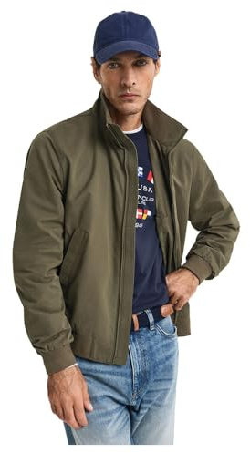 GANT Herren Lightweight Hampshire Jacket Jacke, Juniper Green, M