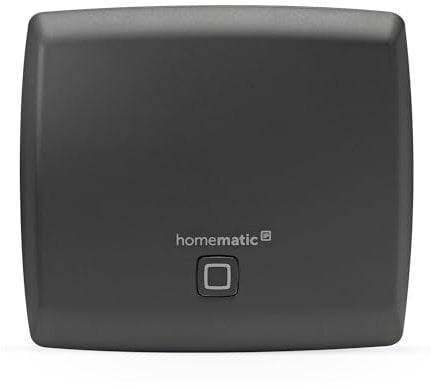 Homematic IP Access Point, Smart Home Gateway mit kostenloser App und Sprachsteuerung über Amazon Alexa, anthrazit, 160275A0