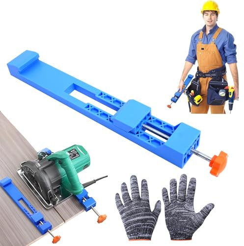 Adjustable Cutting Machine Base Guide, Portable Adjustable ABS Cutter Holder, Circular Saw Guide Rail