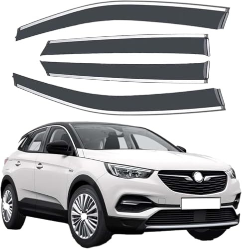 MYTZNB Auto-Windabweiser, kompatibel mit Opel Grandland X 2017-2024, Autofenster-Regenschutz
