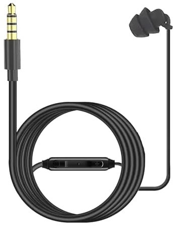 Einseitiger Kopfhörer – links rechts In-Ear-Mono-Ohrhörer mit Mikrofon – klare Anrufe Kopfhörer Silikon Ohrstöpsel Kopfhörer geräuschlos für Männer und Frauen