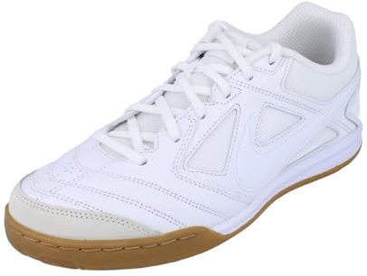 Nike Men's Gato Futsal Shoe, White/White/Gum Light Brown, 9.5 UK