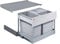 Hailo Abfallsammler 3644801 | 3-fach Raumspar Tandem Mülleimer | 2x 8.5 + 12L Abfalleimer | Ausfahrautomatik integriert | Mülltrennsystem ab 60 cm Unterschrank | Passend für Drehtür