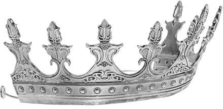 Mikinona Königskrone Für Männer Und Frauen Mittelalterliches Stirnband Königliche Diademe Partykronen Krone Geburtstagspartyhut Fotorequisiten Für Geburtstagspartys Barockkrone Prinzessinne