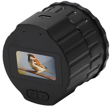 TIKATARER 32GB WiFi Telescope Eyepiece Camera, 1080p HD 4MP Wireless Electronic Eyepiece with 1.5 Inch Screen, Ideal for 28mm-50mm Telescopes & Microscopes