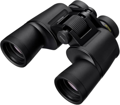 Nikon Action 8x42 Binocular | Multilayer-Coated Nikon Optics, Bright, Wide View, 8X Power, Turn-and-Slide Adjustable eyecups and Tripod-Ready Porro-Prism Design