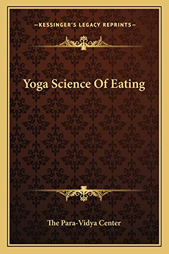 Yoga Science Of Eating