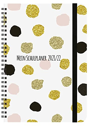 Schülerkalender Dots 2021/2022: mit 12-monat.-Kalendarium von August 2021 bis Juli 2022. Pro Woche 2 Seiten mit viel Platz für Notizen. Format 14,8 x 21 cm