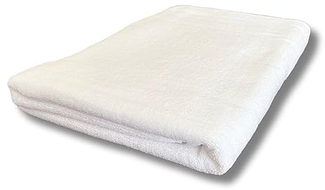 Serviette massage 90x200cm, 440g/m² blanche
