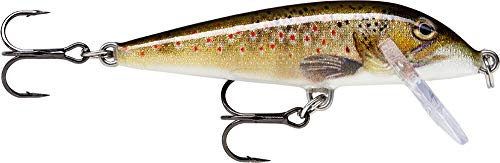 Rapala - Countdown Angelköder - Angelzubehör aus Balsaholz - Süßwasser Spinnköder - Hergestellt in Estland
