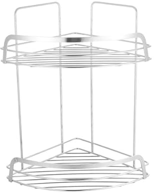 MSV Livelli Riley Regal mit 2 Ebenen, verchromt, Metall, Chrome