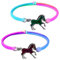 flintronic Braccialetti Amicizia Bambini, Braccialetti per Bambina Ragazza, 2Pezzi Braccialetti Intrecciati Regolabile, Regalo Ragazza per Feste Compleanno