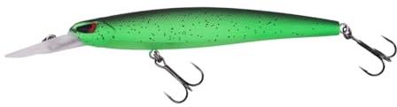 ZECK - schwimmender Wobbler für Zander & Hecht - Murdock 2.0 | 10,5 cm | 1,4 m F - Moor Kiwi