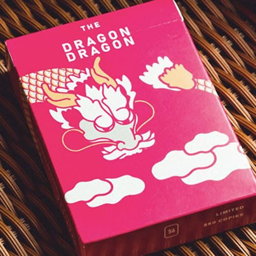 SOLOMAGIA The Dragon (Pink Gilded) Playing Cards