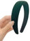1 Stück Damen Haarreif Samt Stirnbänder Vintage Haar Accessoires Haarband Haarreifen Stirnband Kopfband Stirnreifen Haarschmuck Kopfbedeckung für Tägliches Tragen für Frauen Mädchen,Dunkelgrün