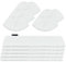 DLAIMI 10 Bonnettes Microfibre Lingettes pour Nettoyeur Compatible avec Karcher Easy Fix SC2 SC3 SC4 SC5,5 Chiffons de Nettoyage à Vapeur en microfibrel & 5 Bonnettes Microfibre Le Nettoyeur Vapeur