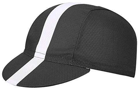 Nimomo Fahrradkappe, Radkappe, Mütze für Radfahren, Unisex, Erwachsene, Outdoor, Fahrrad, atmungsaktiv, Sport, schwarz-weiß gestreift, mehrfarbig, 60_x_180_cm