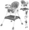 UBRAVOO 3-in-1 Babyhochstuhl, Kinderstuhl Klappbar Baby Hochstuhl ab 6 Monate, Umwandelbarer Ess- und Spielhochstuhl mit Doppellagigem Essteller und Spielzeugregal