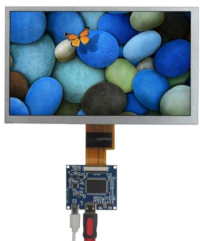 8 Pouces 1024x600 Universel DIY Portable LCD écran Drive Control Board PC Ordinateur écran auxiliaire Raspberry Pi Orange Pi Banana Pi Moniteur