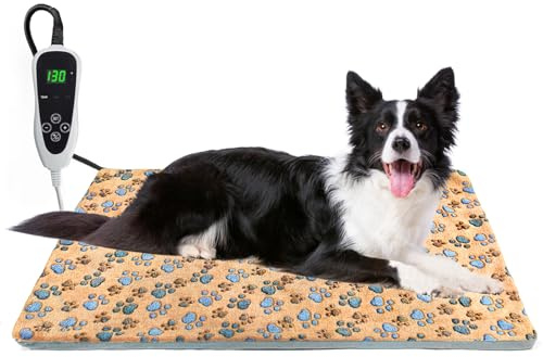 GOLOPET Dog Heating Pad 32x20 in UL/MET Dual Security Certification-Yellow