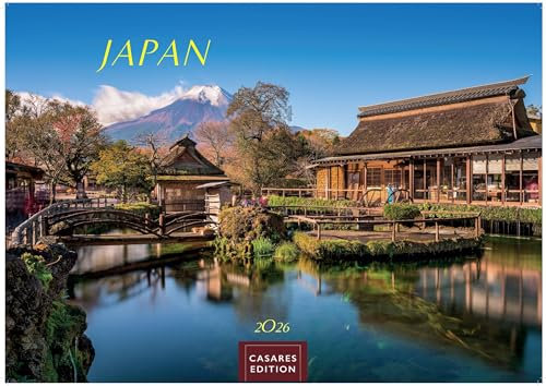 Japan Kalender 2026 – Wandkalender | Fotokalender Asien 24x35cm – Hochwertiger . mit landestypischen Motiven | Perfekt für Japan-Liebhaber