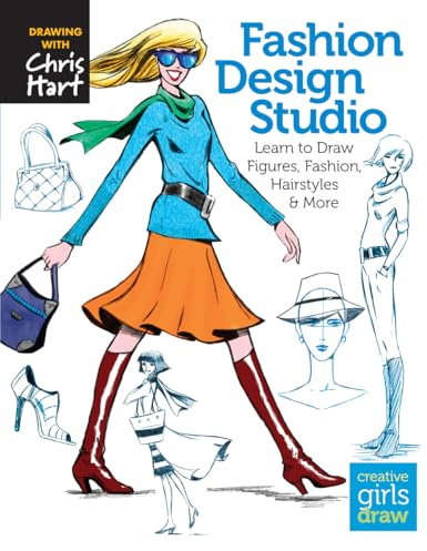 Fashion Design Studio: Learn to Draw Figures, Fashion, Hairstyles & More