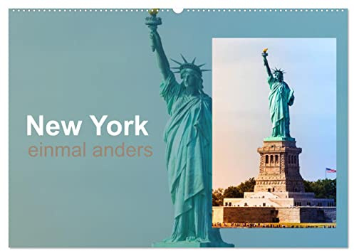 New York - einmal anders (Wandkalender 2026 DIN A2 quer), CALVENDO Monatskalender: Ein außergewöhnlich gestaltetet mit Bildern der Megametropole (CALVENDO Orte)