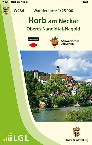 W236 Wanderkarte 1:25000 Horb am Neckar: Oberes Nagoldtal, Nagold
