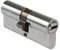 AMIG - Cylindre Serrure de Sécurité pour Portes - Taille 70 (35-35) - 6 Goupilles - Système Anti-perçage - Lèvre de 15 mm - Inclus 5 Clés à Pointe en Laiton et Vis de 70 mm - Fini Chromé Brillant