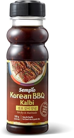 Sauce Marinade Kalbi Coréenne Sempio (300g) - Saveur Authentique Idéale pour BBQ Coréen, Ribs, Viandes & Plus