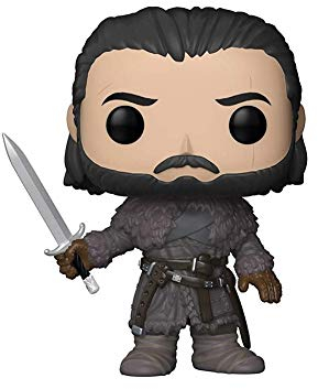 Funko Pop! TV: GOT S8 - Jon Snow - (Beyond The Wall) - Game Of Thrones- Figurine en Vinyle à Collectionner - Idée de Cadeau - Produits Officiels - Jouets pour les Enfants et Adultes - TV Fans