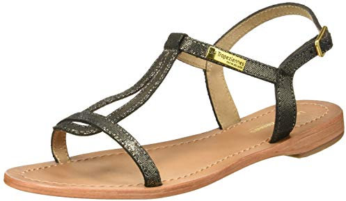 Les Tropéziennes par M. Belarbi Femme HAMAT Sandales Bride Arriere, Noir (Noir Irise 555), 38 EU