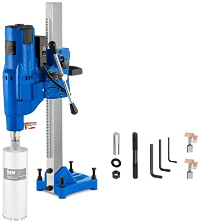MSW Trapano Nucleo Macchina per carotaggio al diamante MSW-DDM205 (3200 W, 580 giri/min, Diametro di foratura max. 205 mm, Altezza sistema di guida 510 mm)