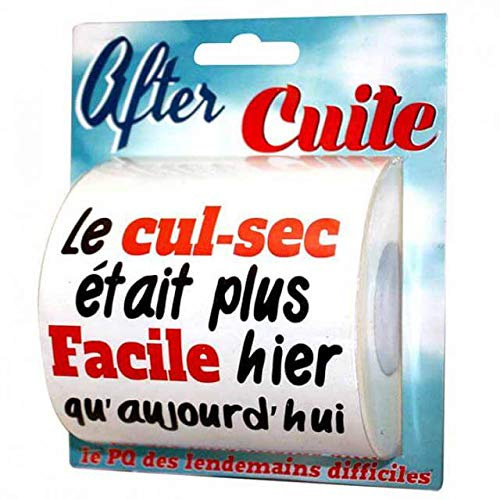 Cadeau humour: Papier toilette after cuite (x1) REF/PQ11
